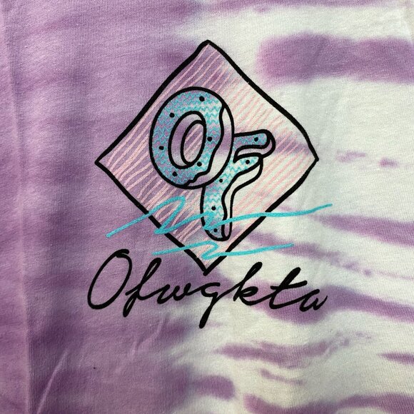 Odd Future Purple Embroidered Tie dye Tshirt size Medium - Picture 2 of 4